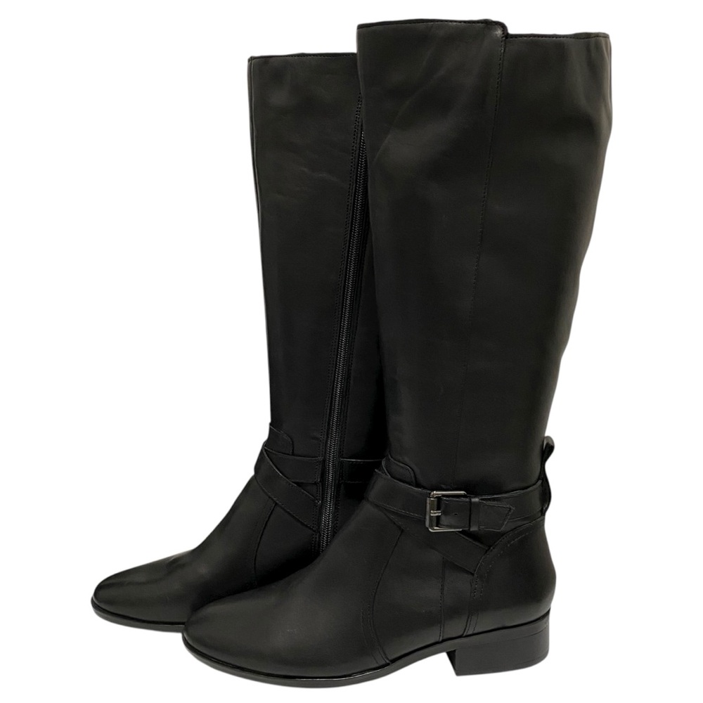 Naturalizer Solid Black Leather Boots - image 4